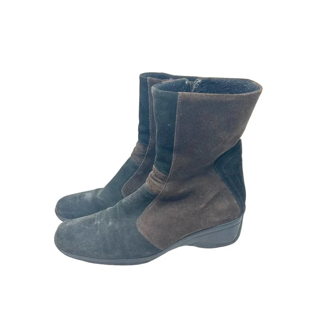 Aquatalia Snow Boots Patchwork Winter Waterproof … - image 3